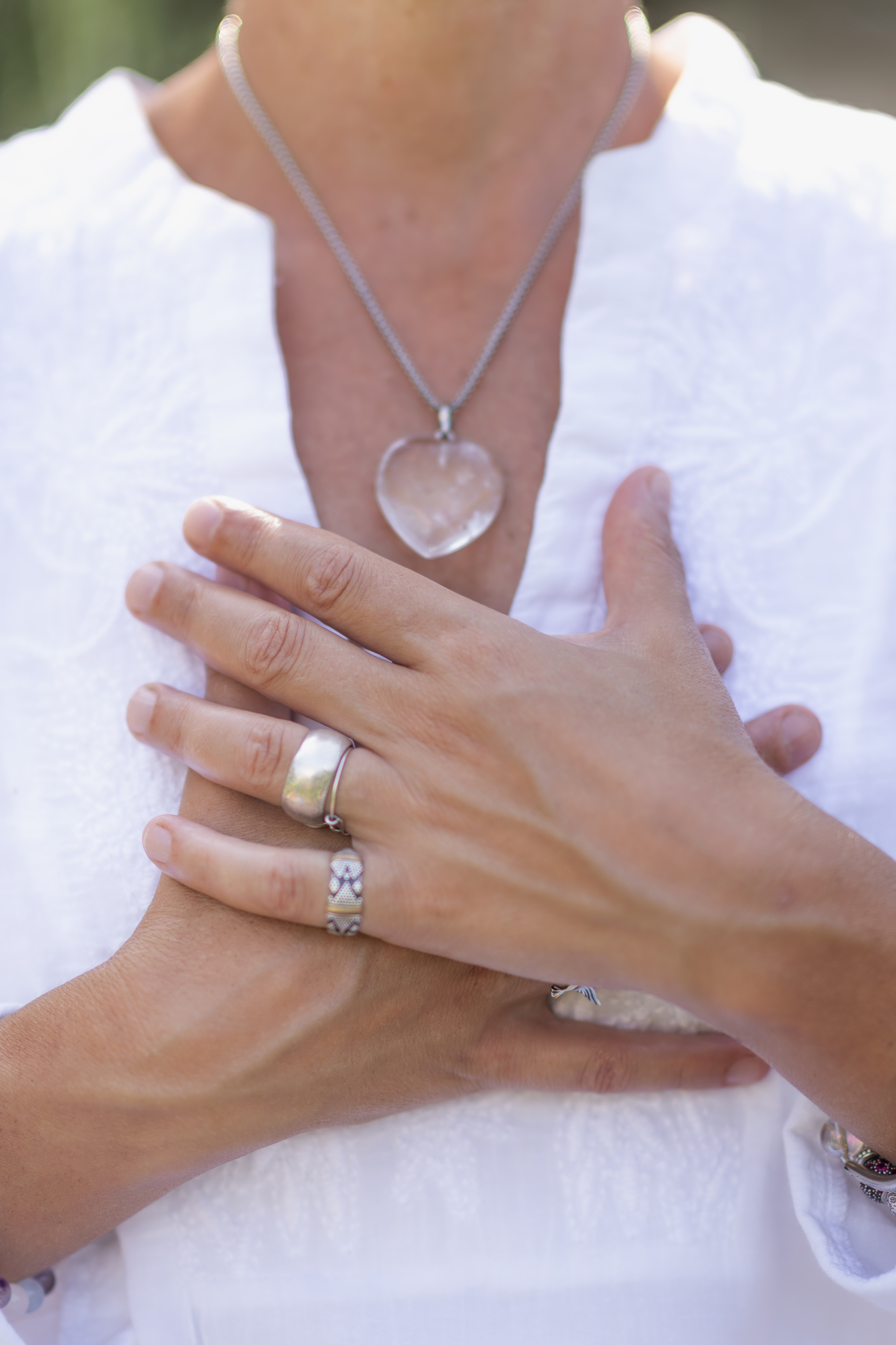 Wellbeing Coach, Middle Aged Woman Practicing Mindful Acceptance Meditation. Positive Mindset Concept